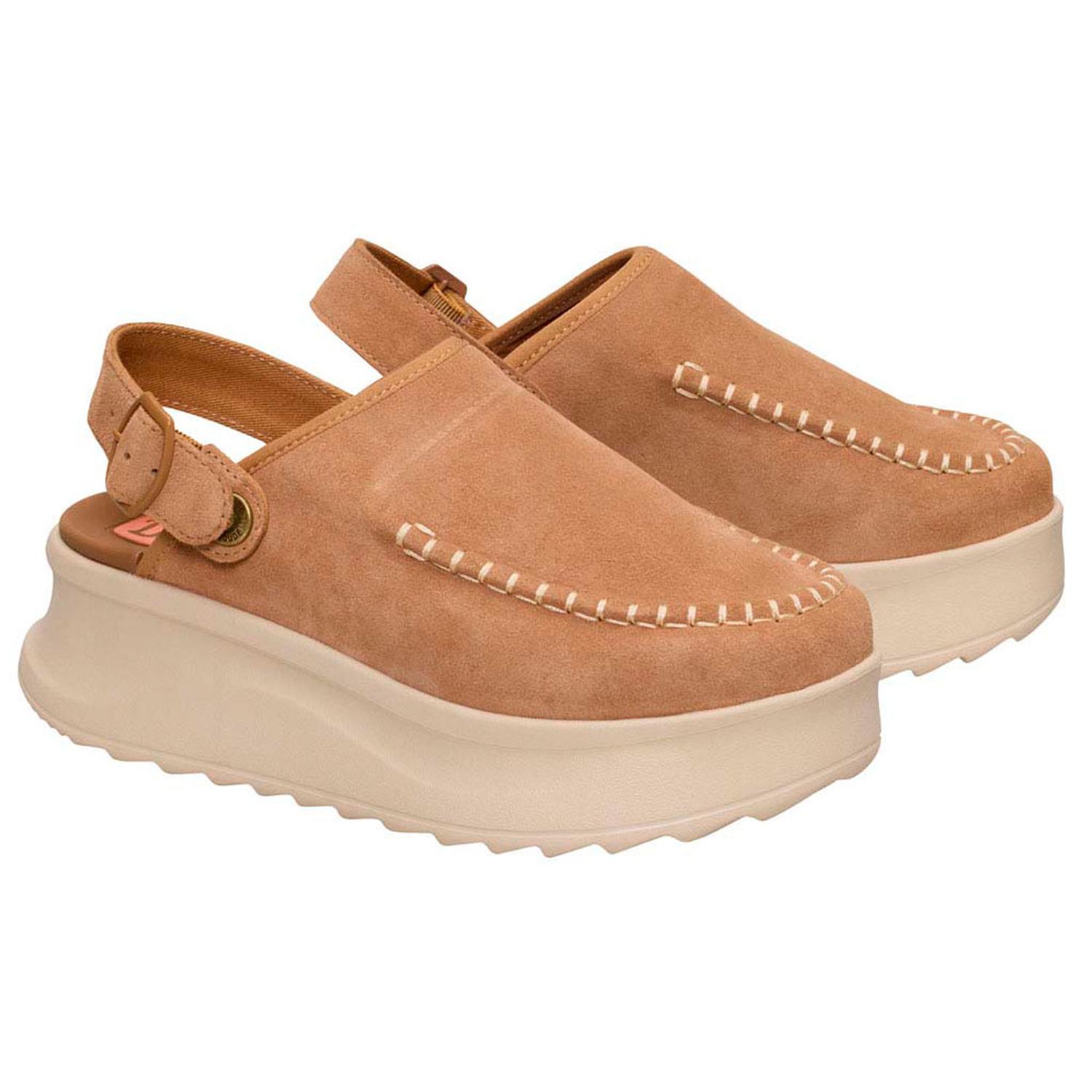 MOCASINES HEY DUDE DELRAY CLOG SUEDE MUJER - 2