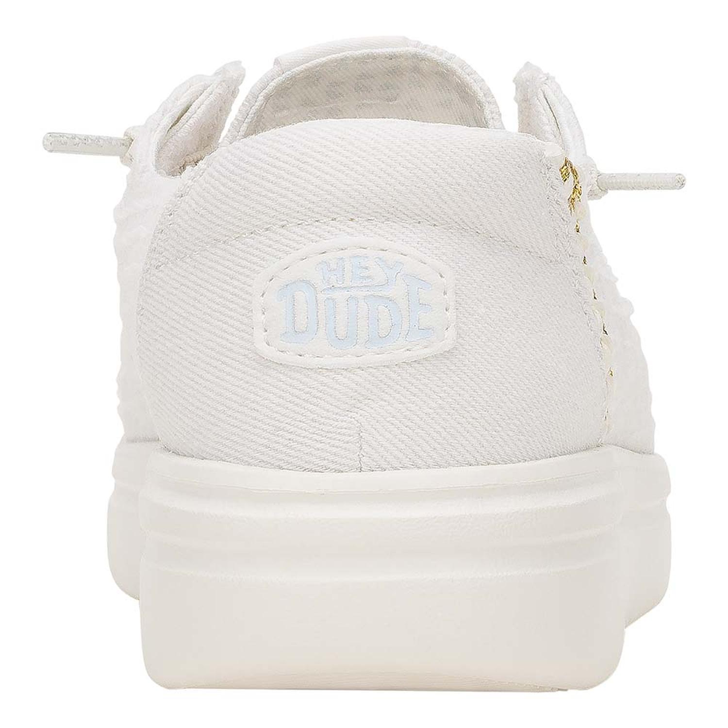MOCASINES HEY DUDE WENDY RISE PERF CANVAS MUJER - 5