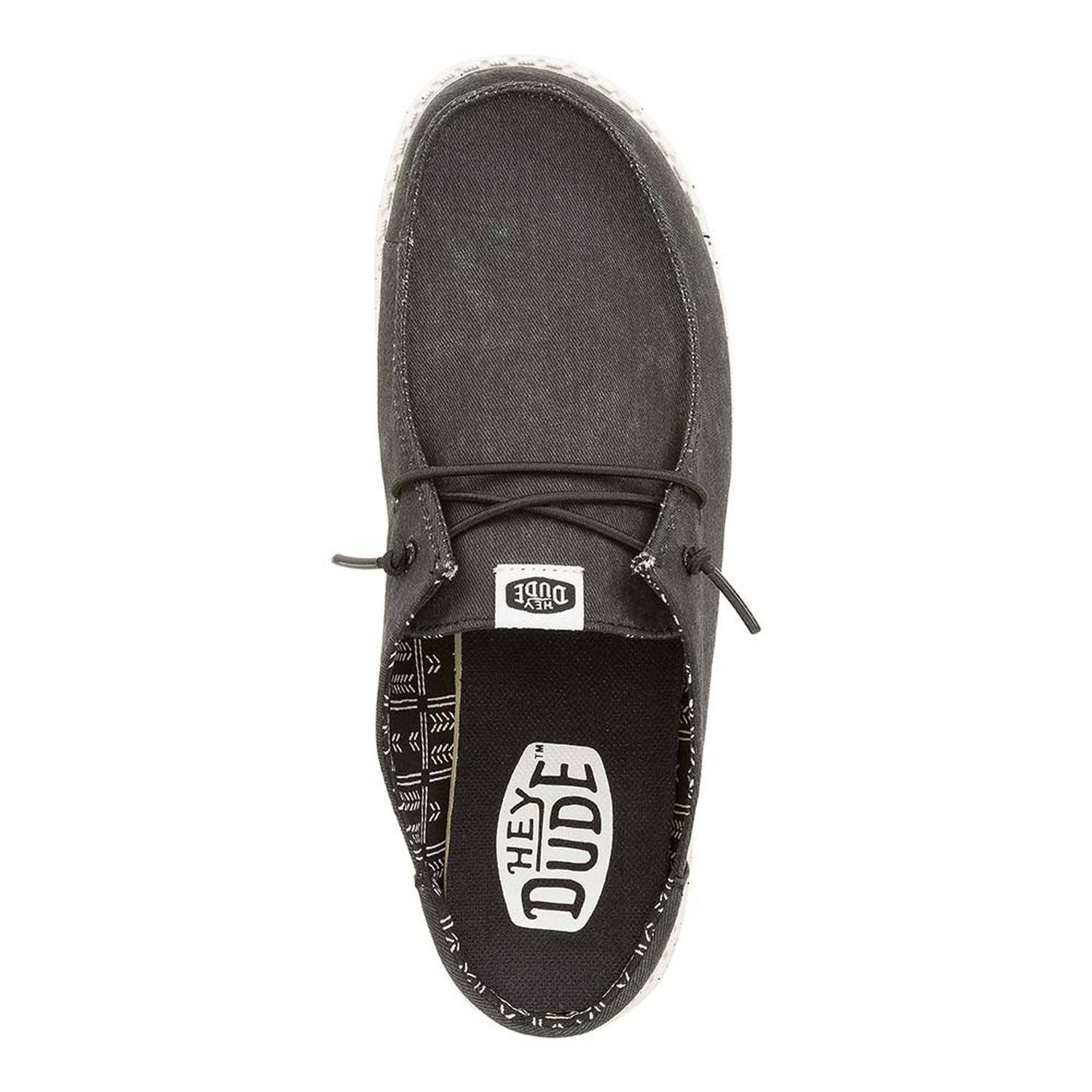 MOCASINES HEY DUDE WENDY SLIP STRETCH CANVAS MUJER - 4