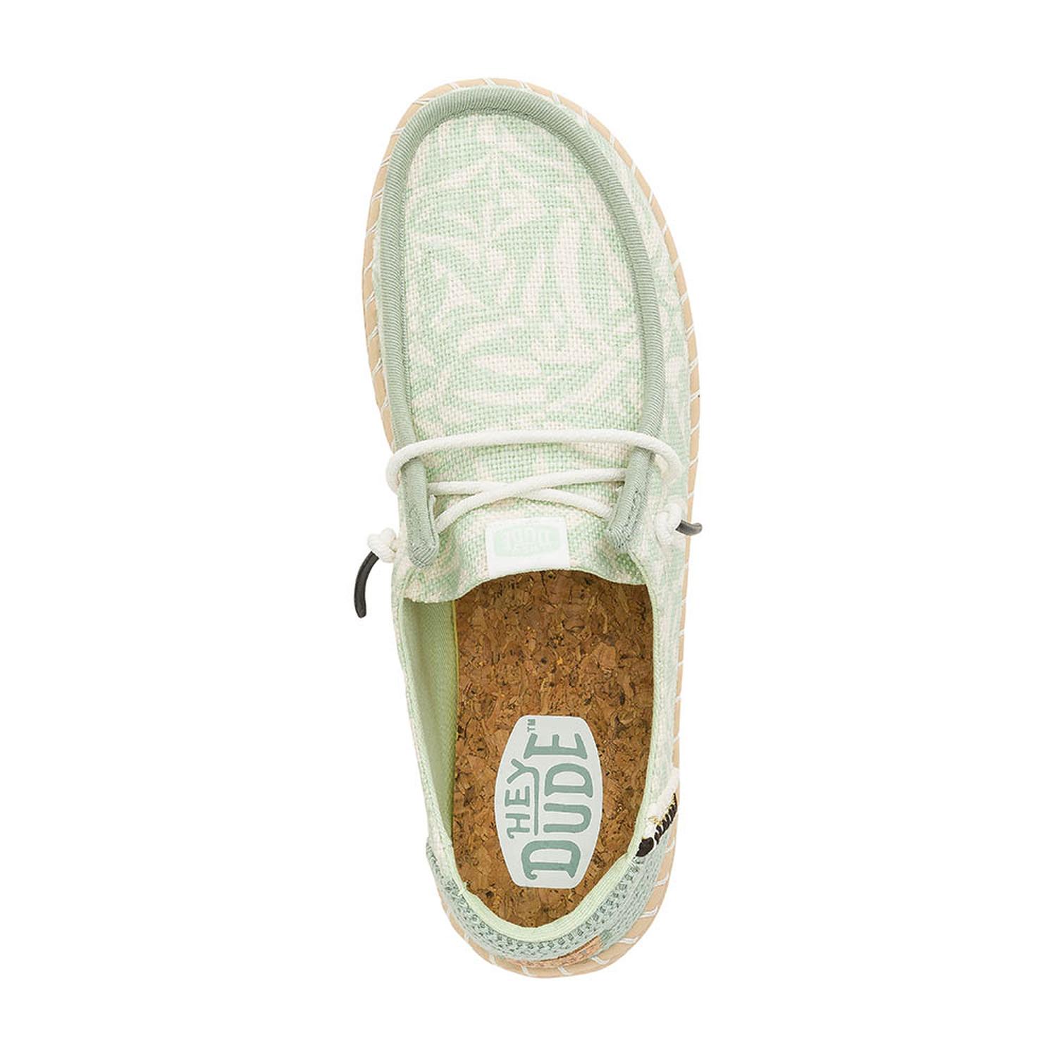 MOCASINES HEY DUDE WENDY ESPADRILLE RETRO PALM MUJER - 6