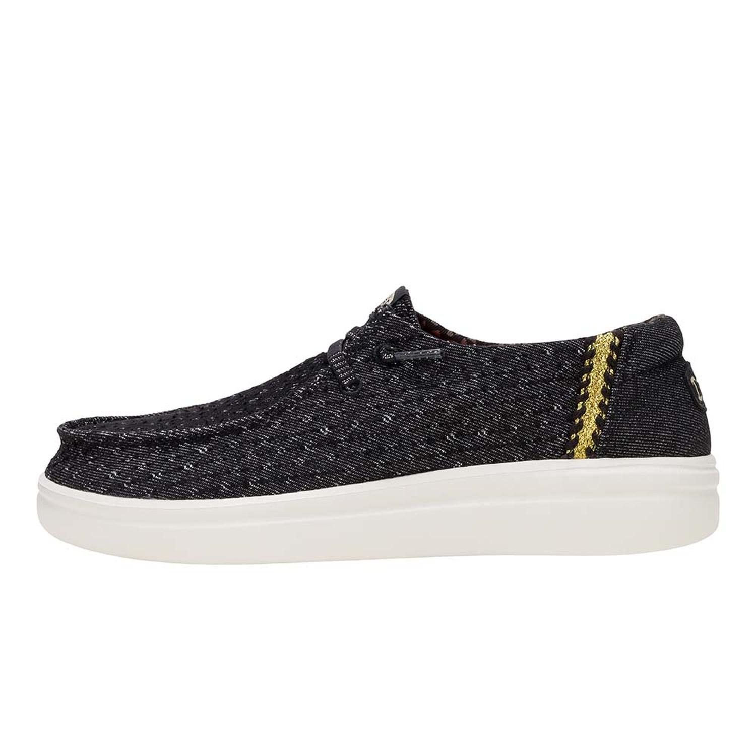 MOCASINES HEY DUDE WENDY RISE PERF CANVAS MUJER - 1