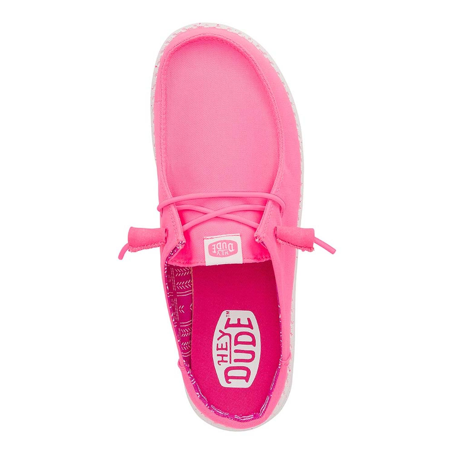 MOCASINES HEY DUDE WENDY SLIP STRETCH CANVAS MUJER - 4