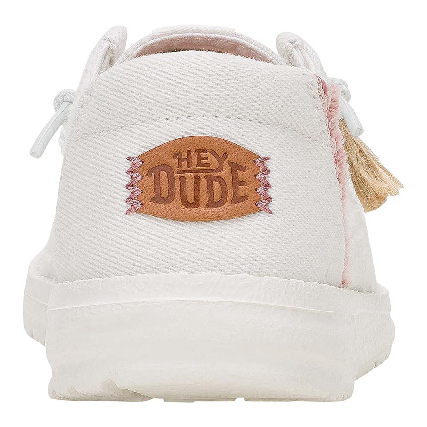 MOCASINES HEY DUDE WENDY PERF CANVAS MUJER - 5