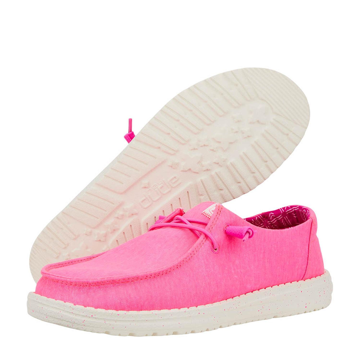 MOCASINES HEY DUDE WENDY STRETCH CANVAS MUJER - 3
