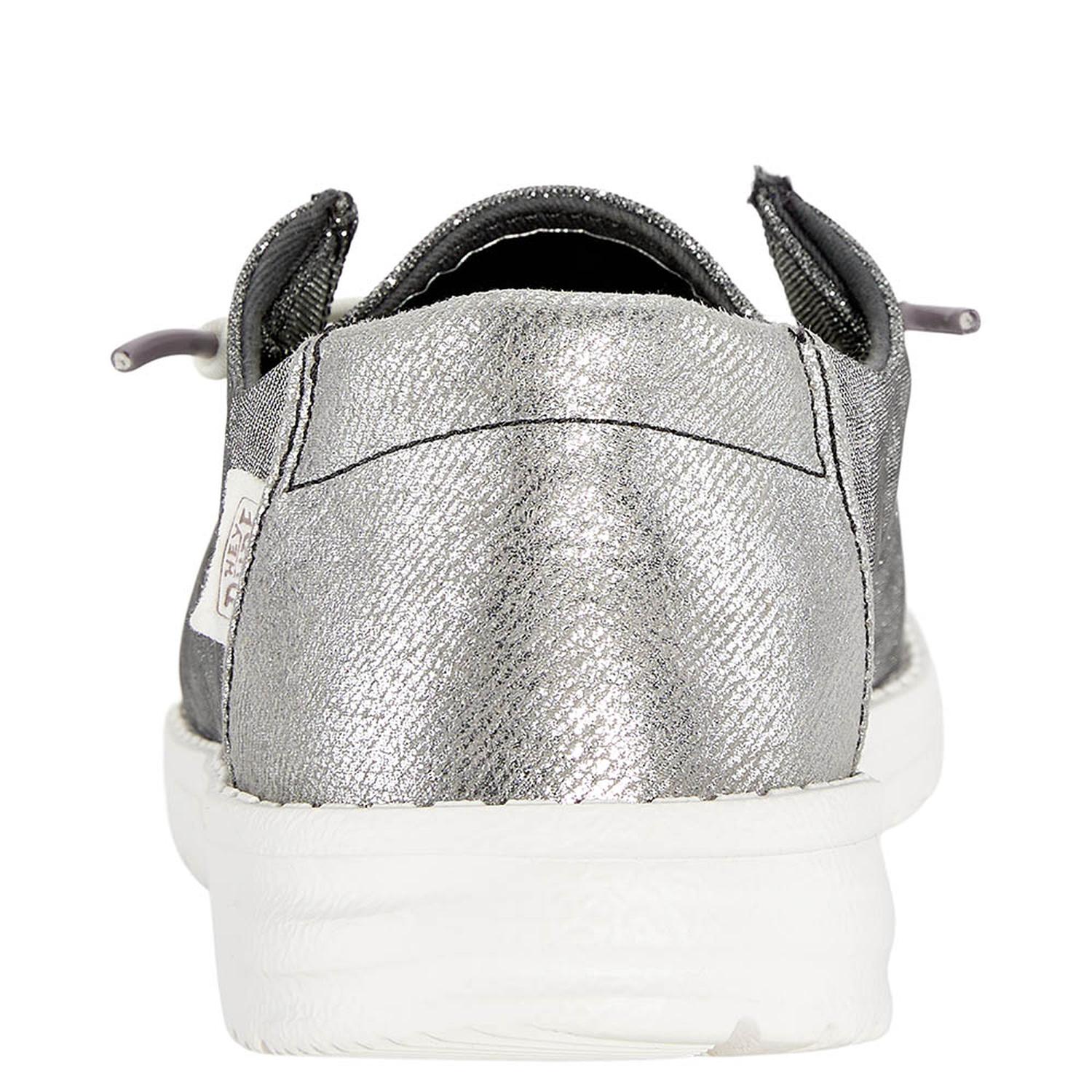 MOCASINES HEY DUDE WENDY METALLIC SPARKLE MUJER - 4