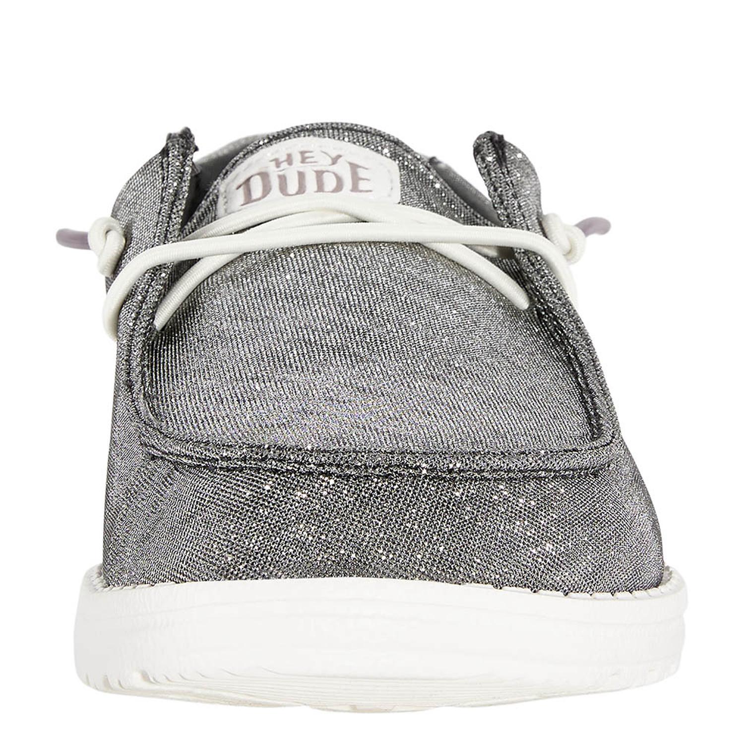 MOCASINES HEY DUDE WENDY METALLIC SPARKLE MUJER - 5