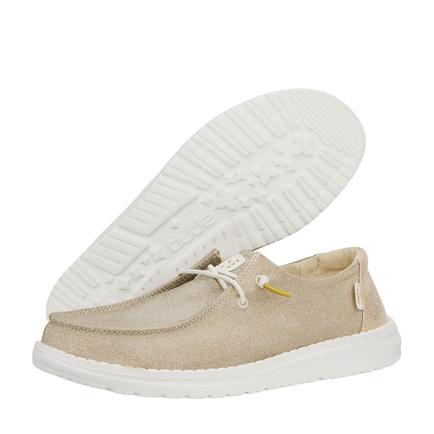 MOCASINES HEY DUDE WENDY METALLIC SPARKLE MUJER - 3