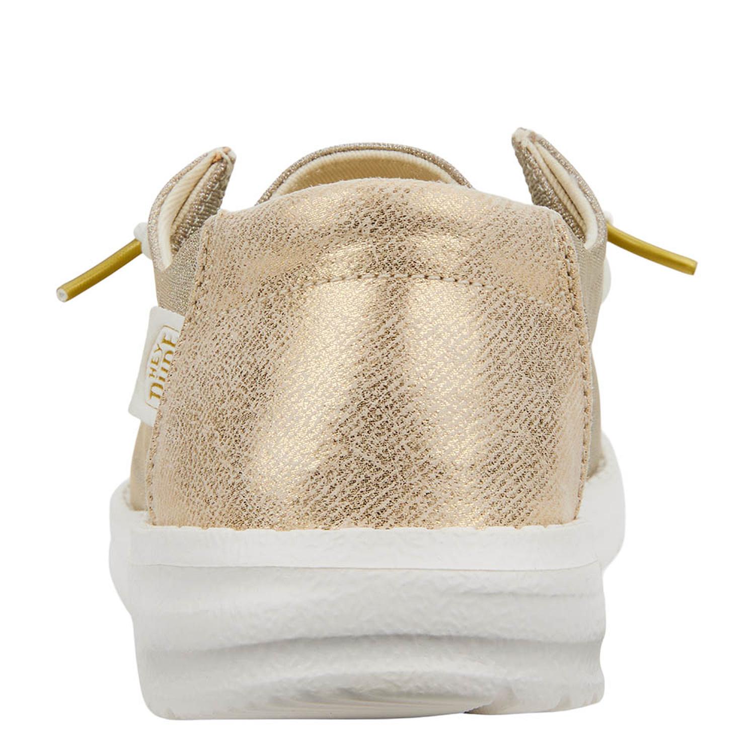 MOCASINES HEY DUDE WENDY METALLIC SPARKLE MUJER - 4