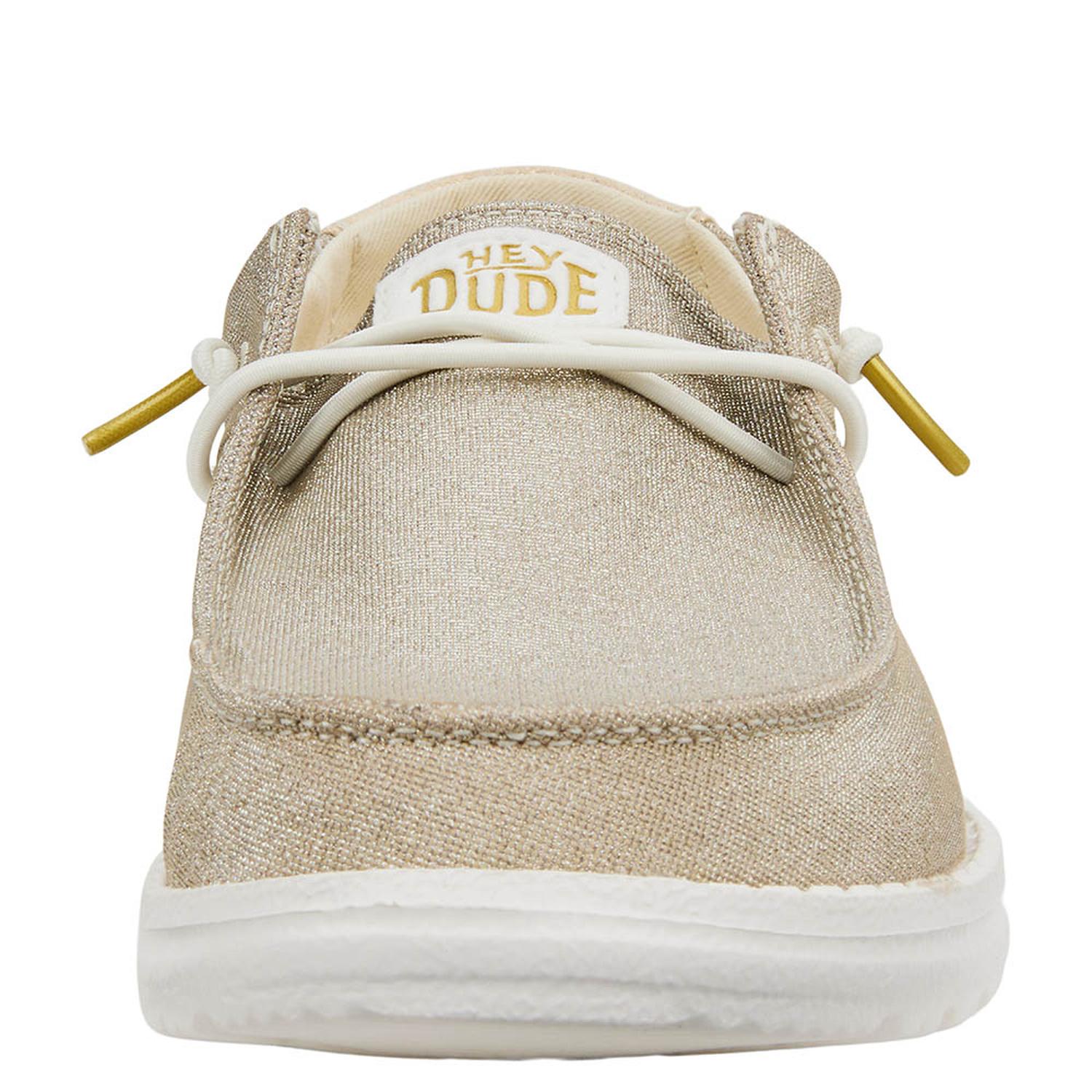 MOCASINES HEY DUDE WENDY METALLIC SPARKLE MUJER - 5