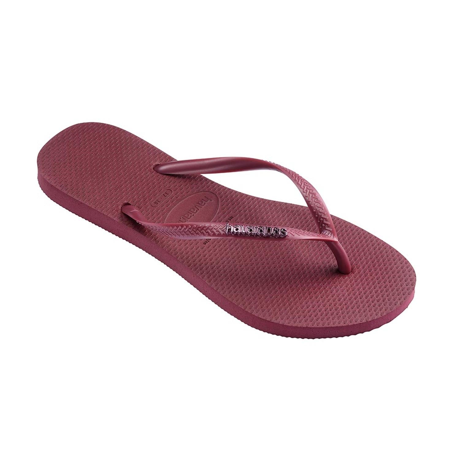 SANDALIAS HAVAIANAS SLIM LOGO METALLIC MUJER - 1