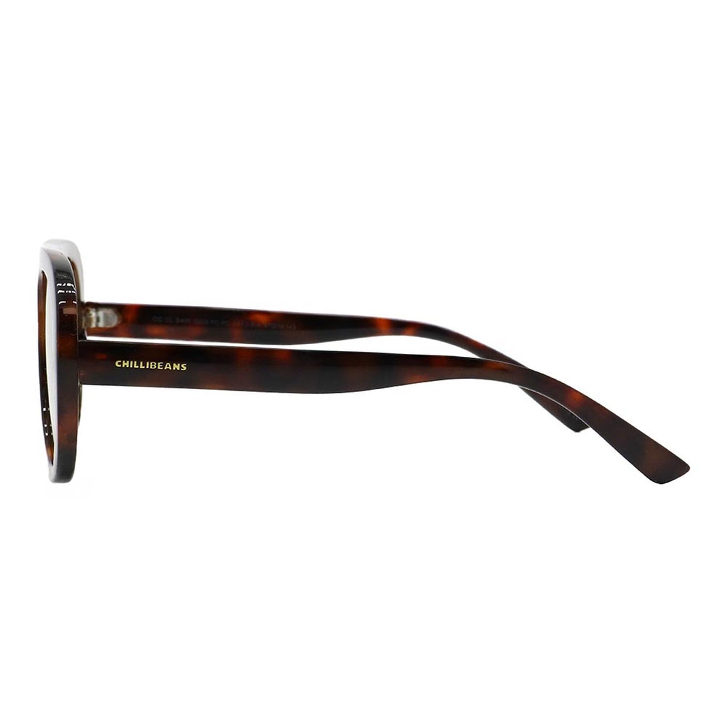 LENTES DE SOL CHILLI BEANS TREND VERMELHA CUADRADO MUJER TAMAÑO T/U - 3