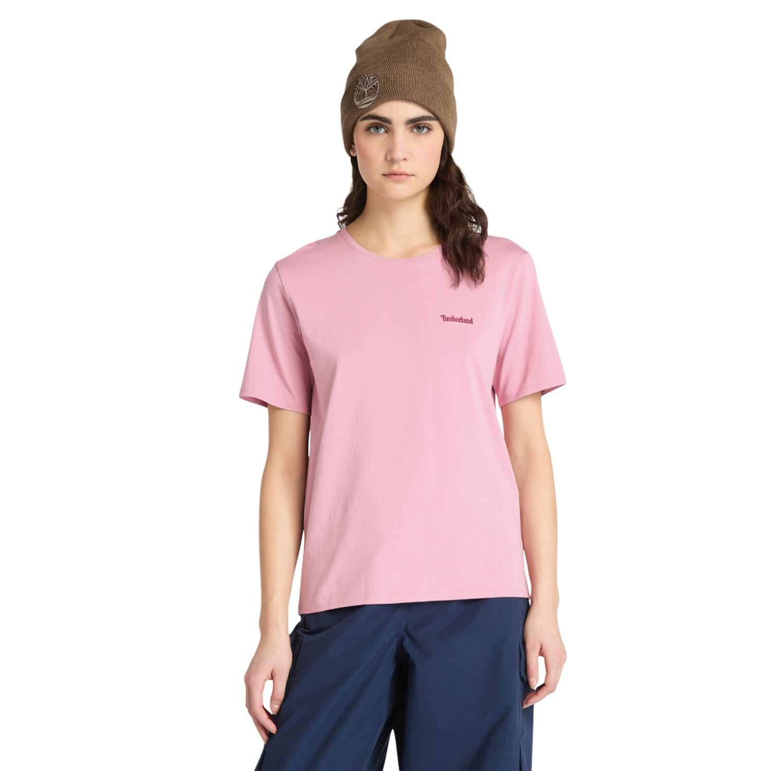 POLO TIMBERLAND SHORT-SLEEVE EMBROIDERED LOGO TEE MUJER - 1