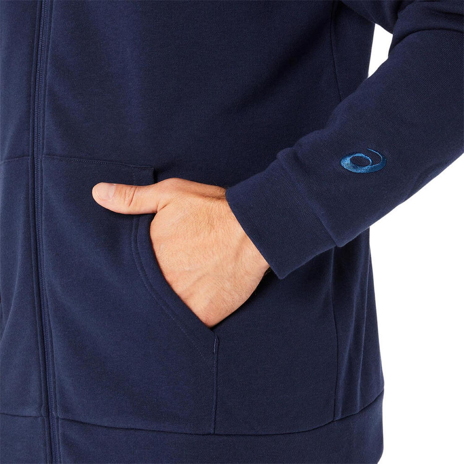 CASACA ASICS SWEAT FULL ZIP HOODIE HOMBRE - 4