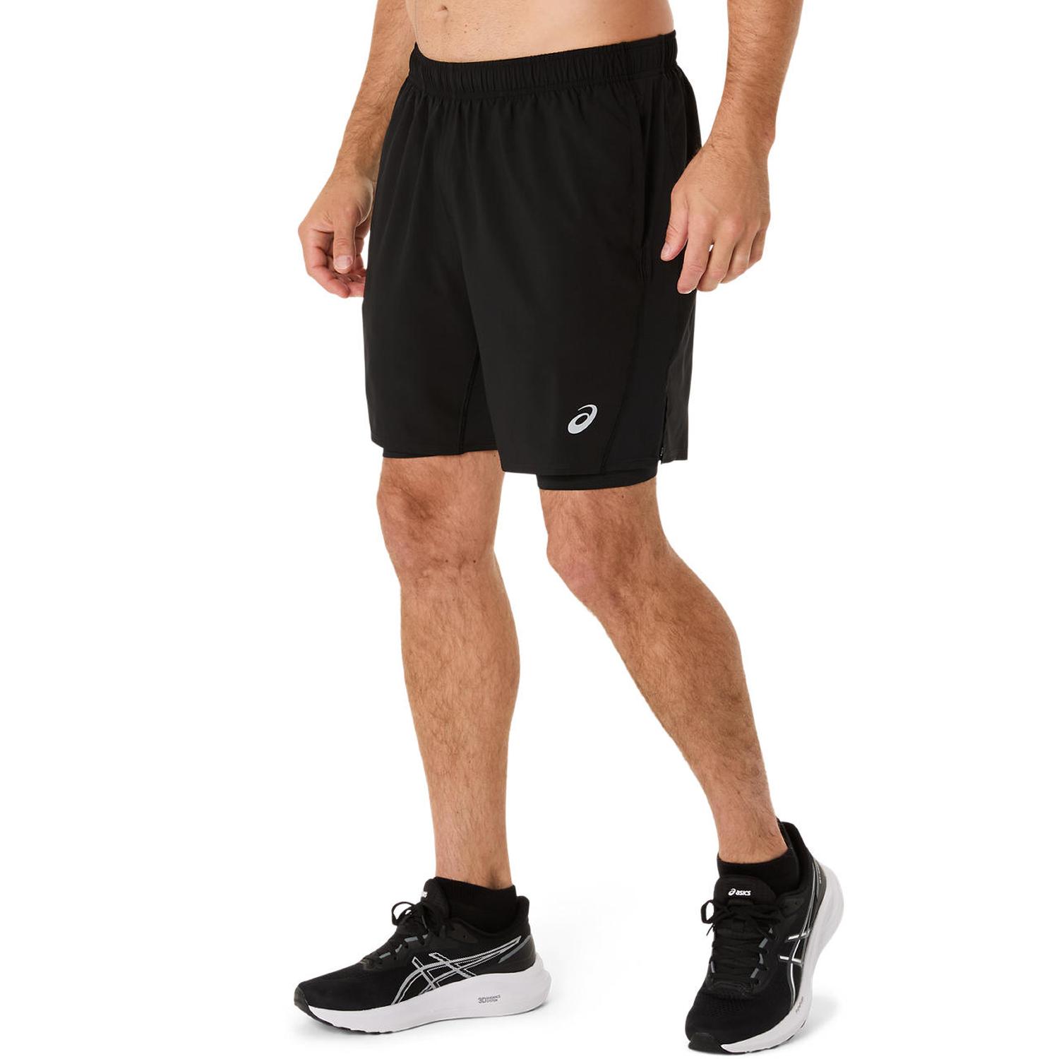 SHORT ASICS ASICS SILVER 2N1 7IN SHORT HOMBRE - 3