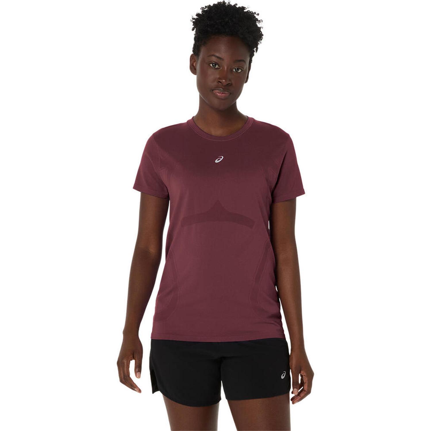 POLO ASICS ROAD SEAMLESS SS TOP MUJER - 1