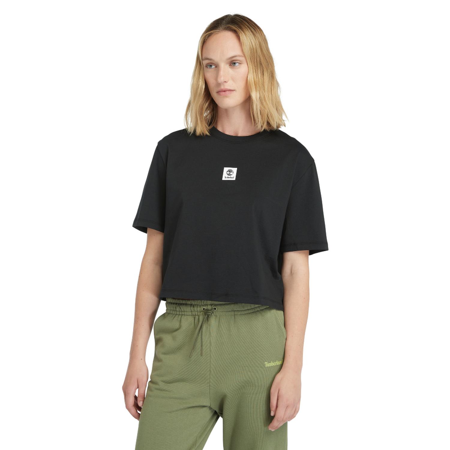 POLO TIMBERLAND STACK LOGO SHORT-SLEEVE TEE MUJER - 1