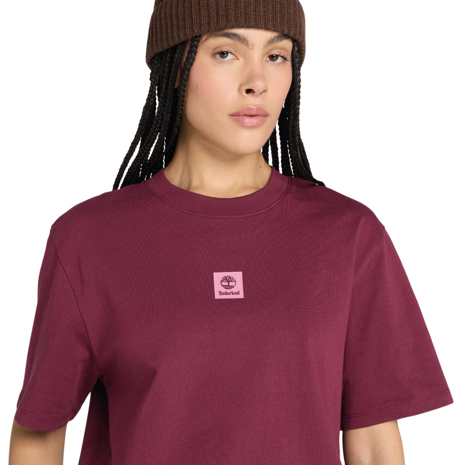 POLO TIMBERLAND STACK LOGO SHORT-SLEEVE TEE MUJER - 3
