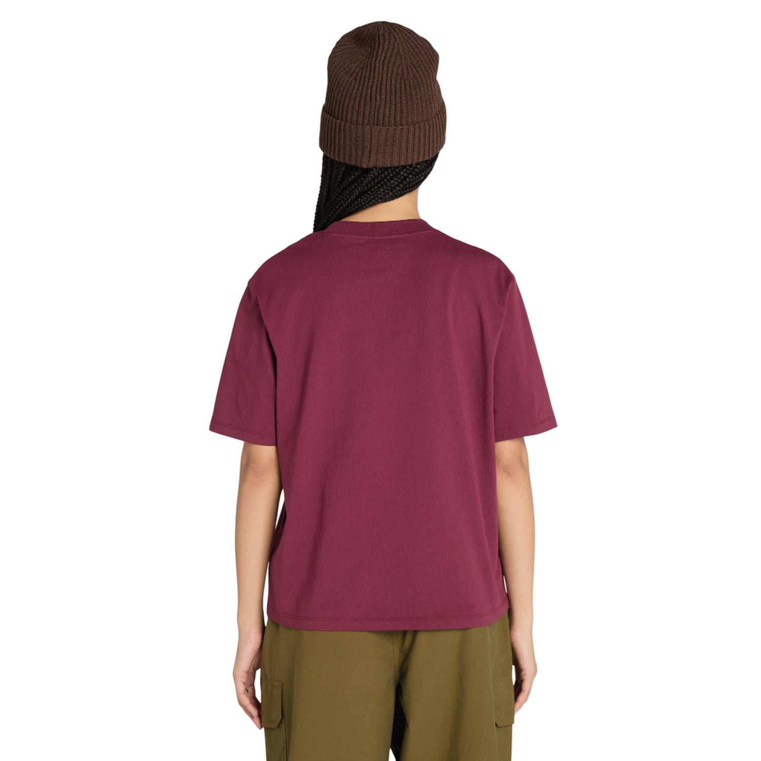 POLO TIMBERLAND STACK LOGO SHORT-SLEEVE TEE MUJER - 4