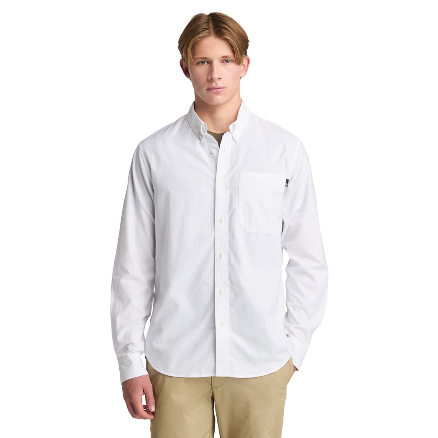 CAMISA TIMBERLAND GALE RIVER YARN DYED OXFORD LS SHIRT HOMBRE - 1