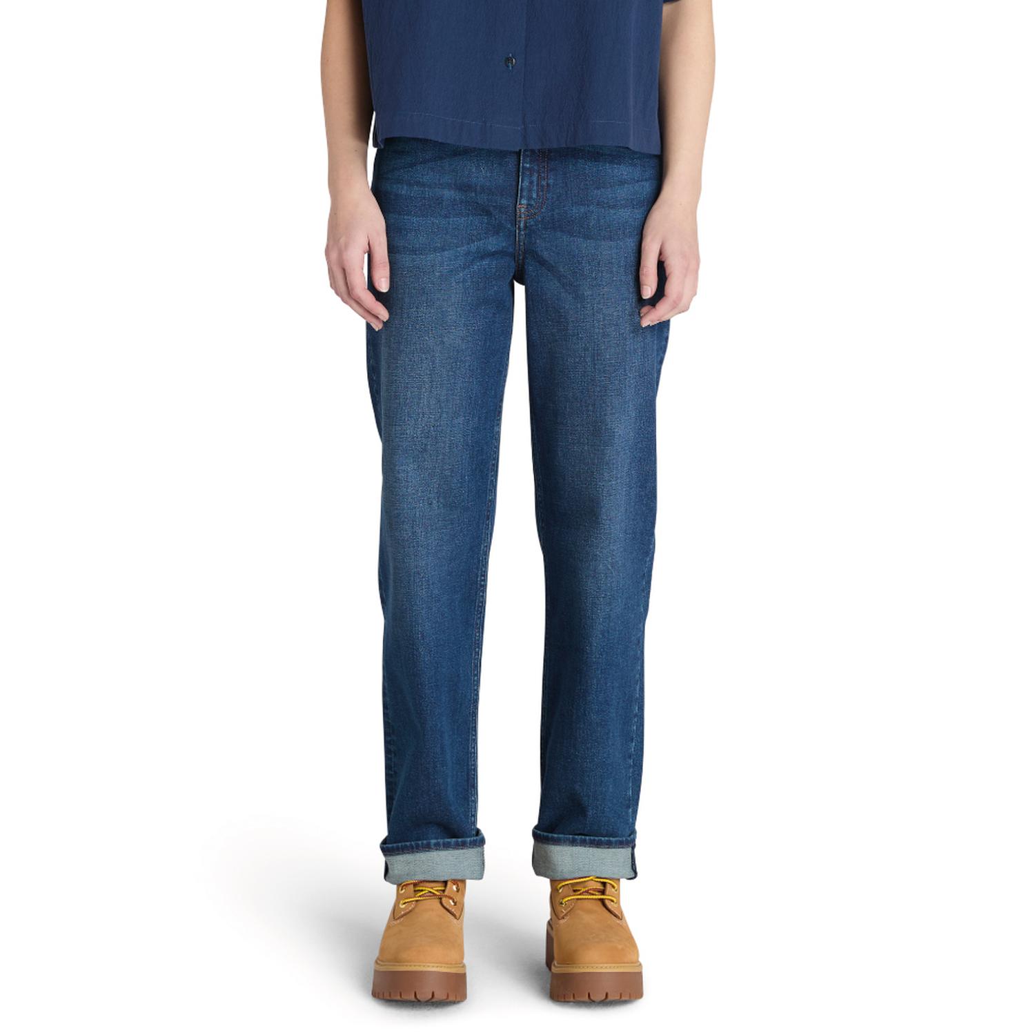 PANTALON TIMBERLAND STRAIGHT DENIM PANTS MUJER - 1