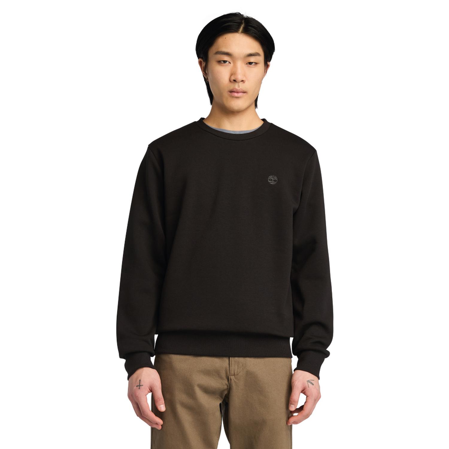 POLERA TIMBERLAND OYSTER RIVER CHEST LOGO BRUSHBACK CREW NECK HOMBRE - 1