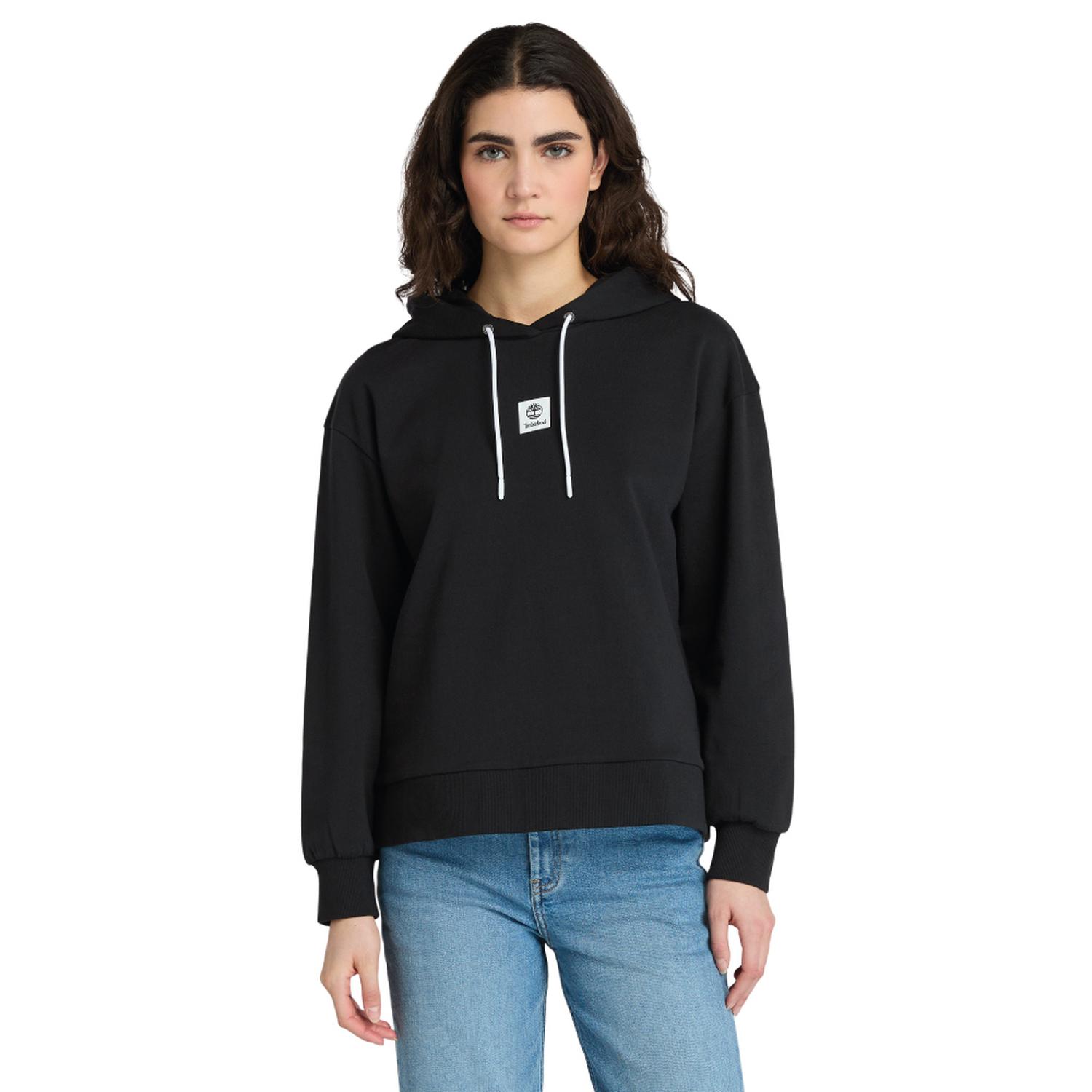 POLERA TIMBERLAND STACK LOGO LOOP BACK HOODIE MUJER - 1
