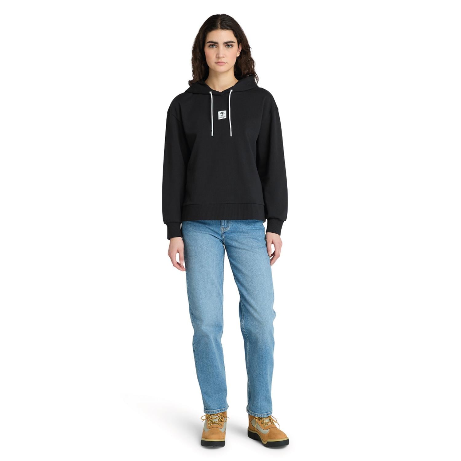 POLERA TIMBERLAND STACK LOGO LOOP BACK HOODIE MUJER - 2