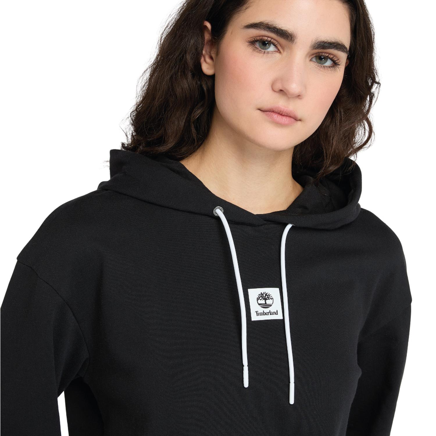 POLERA TIMBERLAND STACK LOGO LOOP BACK HOODIE MUJER - 3