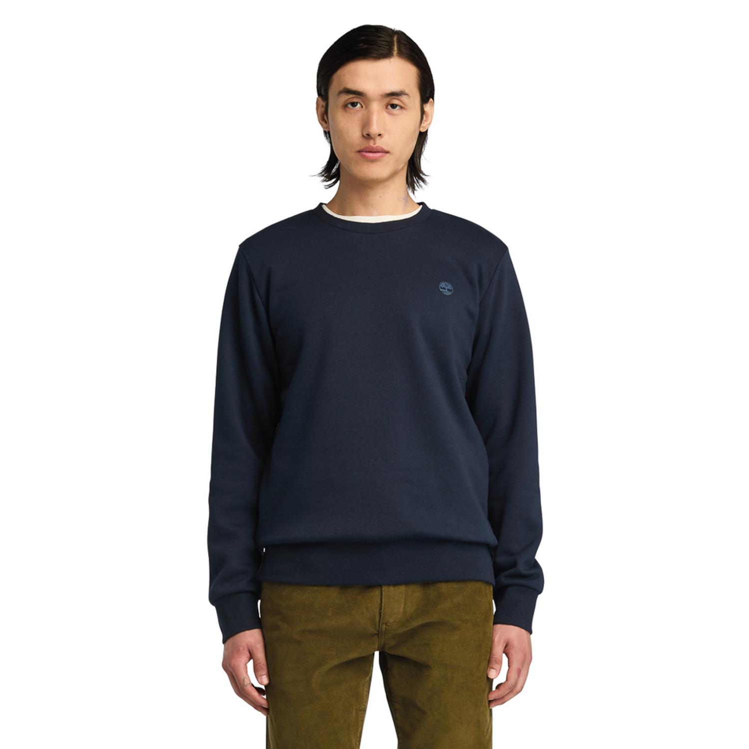 POLERA TIMBERLAND OYSTER RIVER CHEST LOGO BRUSHBACK CREW NECK HOMBRE - 1