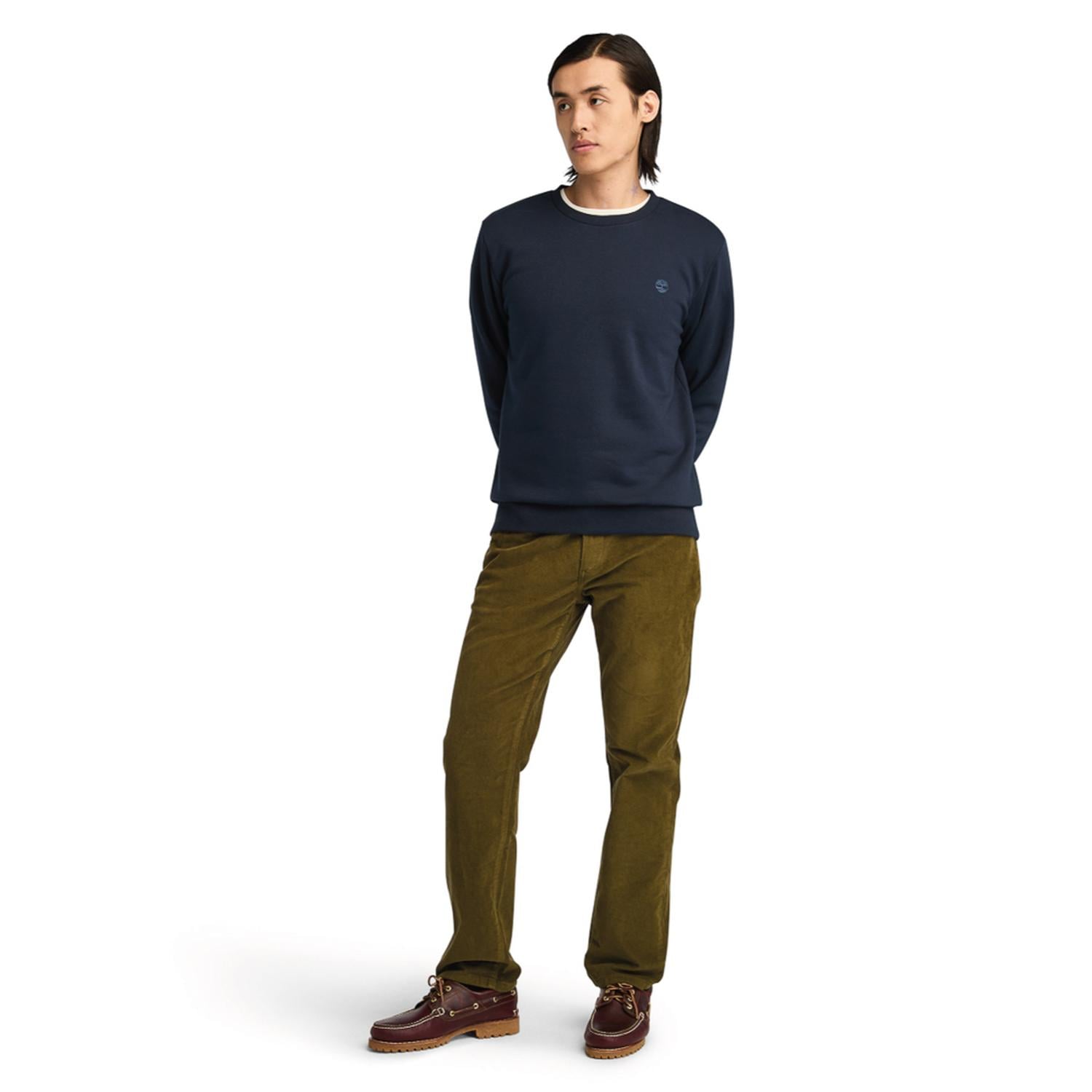 POLERA TIMBERLAND OYSTER RIVER CHEST LOGO BRUSHBACK CREW NECK HOMBRE - 2