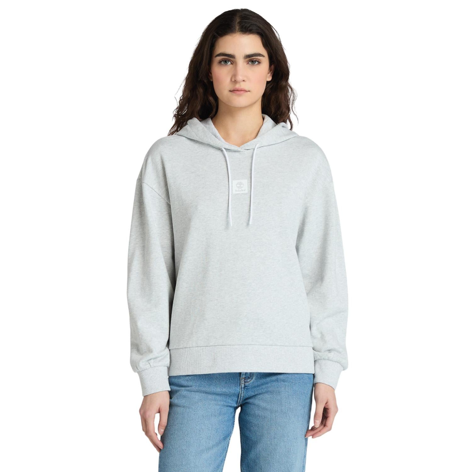 POLERA TIMBERLAND STACK LOGO LOOP BACK HOODIE MUJER - 1