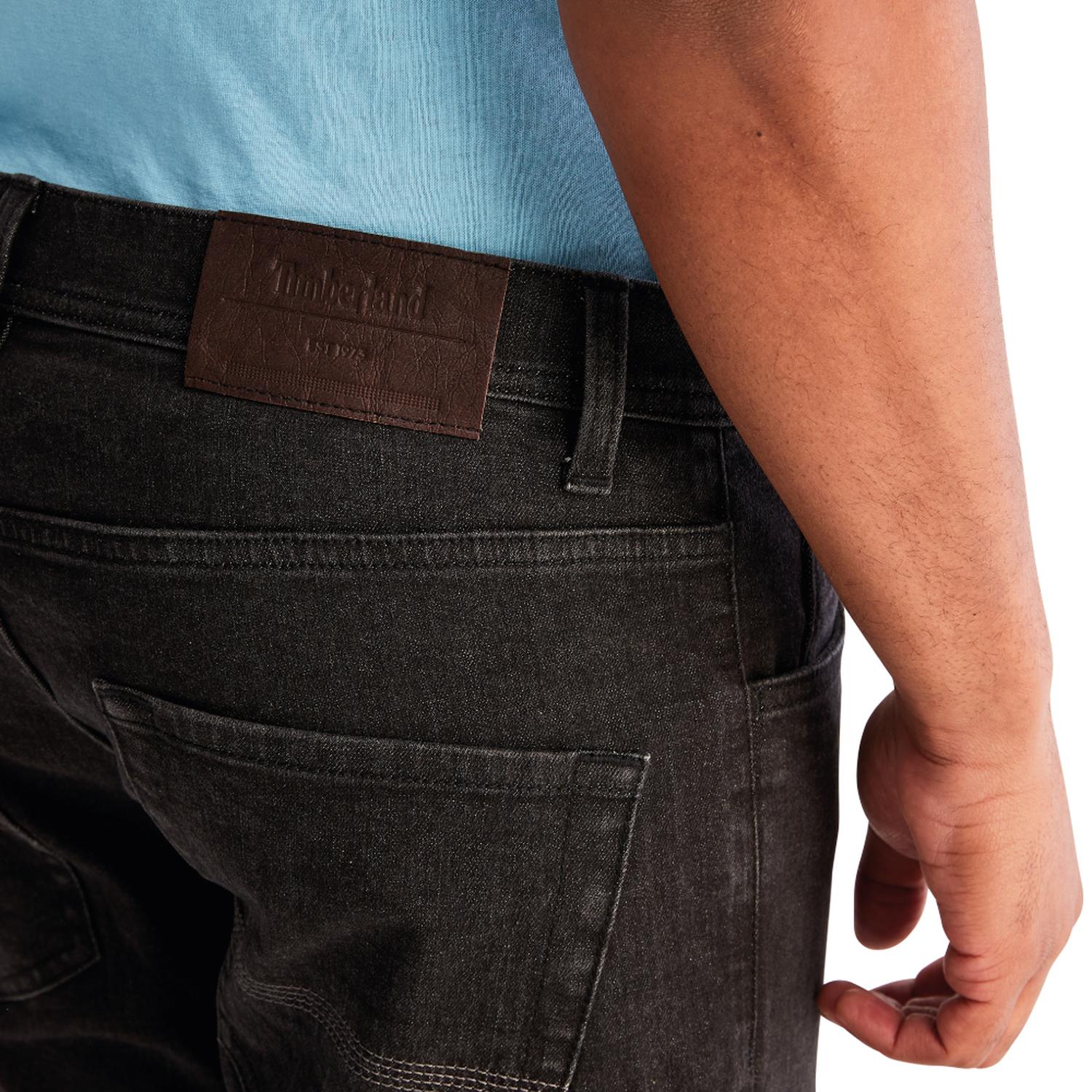 PANTALON TIMBERLAND STRETCH BLACK DENIM PANT HOMBRE - 4