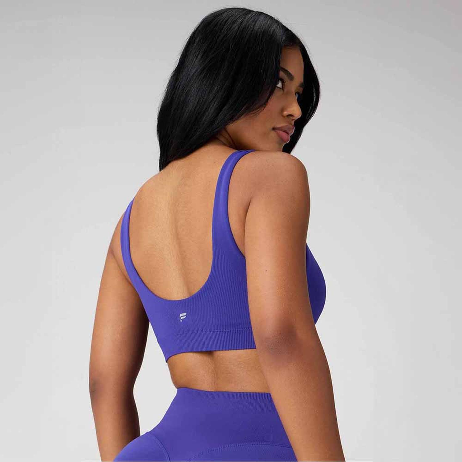 TOP FABLETICS SLEEK SEAMLESS SQUARE NECK LOW IMPACT BRA MUJER - 2
