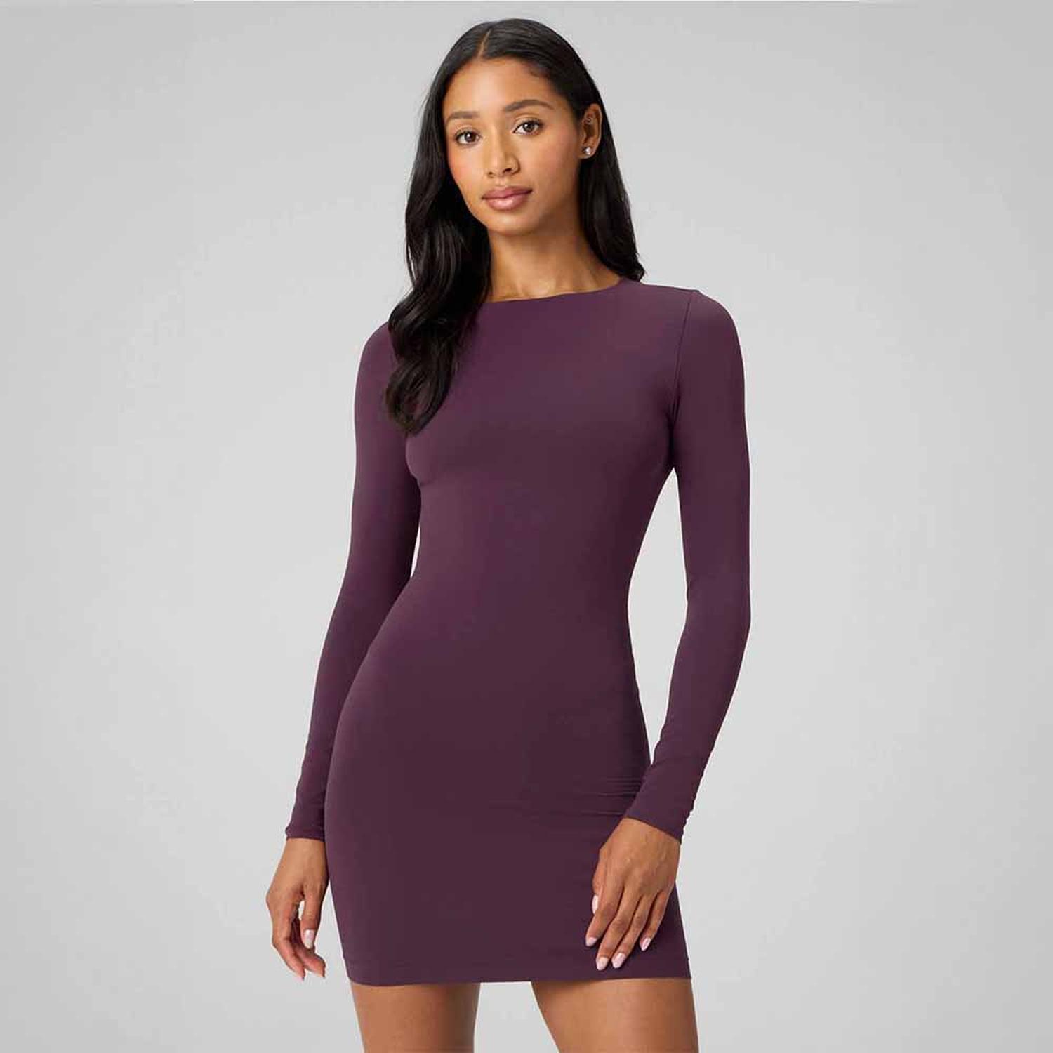 VESTIDO FABLETICS SEAMLESS LONG-SLEEVE MINI DRESS MUJER - 3
