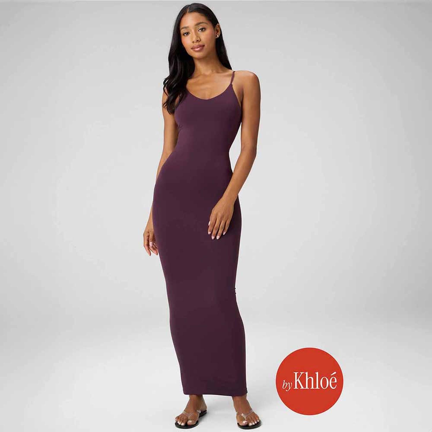 VESTIDO FABLETICS STRAPPY SEAMLESS MAXI DRESS MUJER - 1