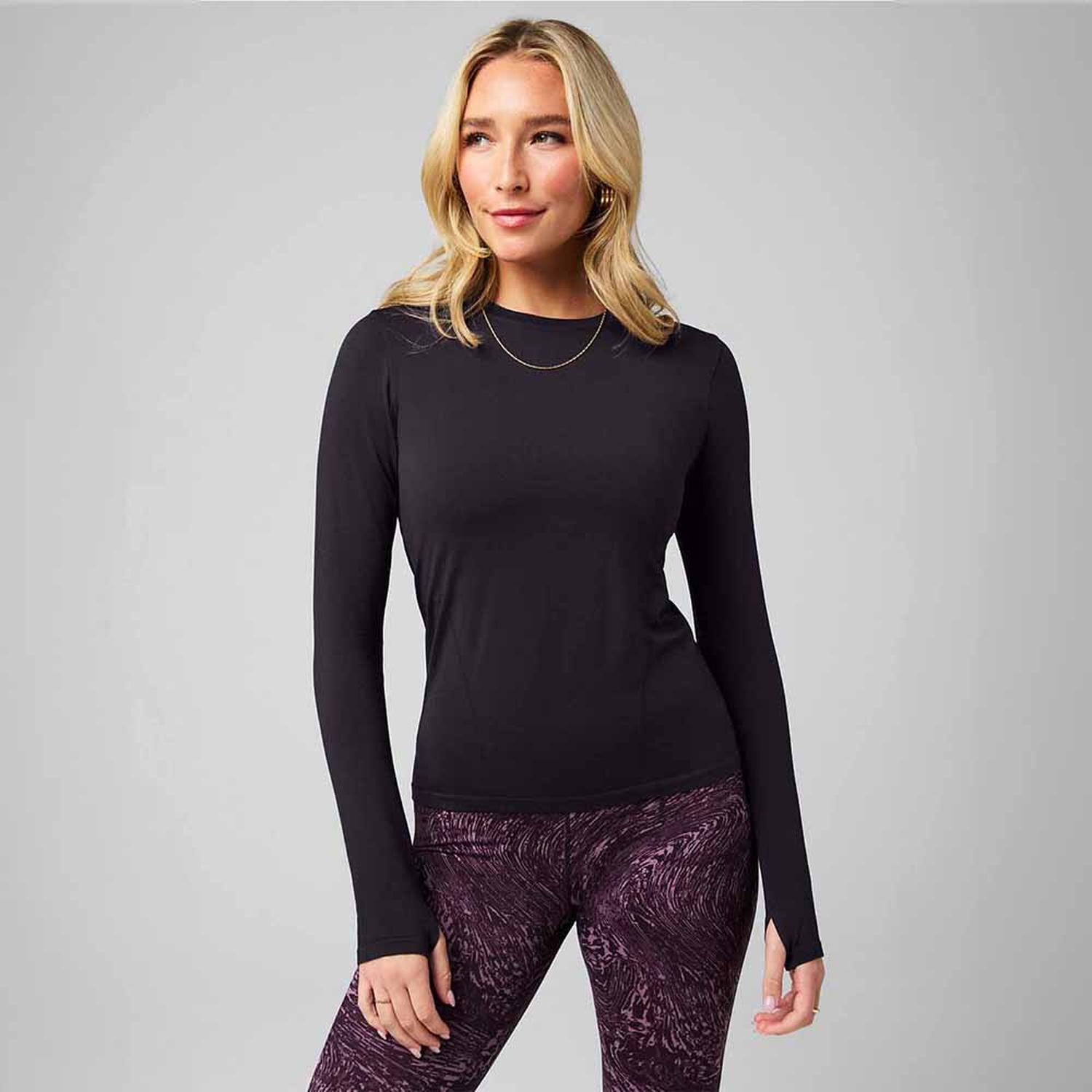 POLO FABLETICS FEATHER TECH+ LONG-SLEEVE TOP MUJER - 1