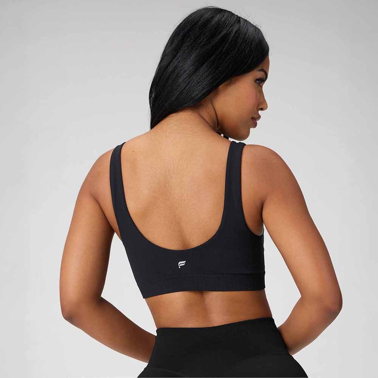 TOP FABLETICS SLEEK SEAMLESS SQUARE NECK LOW IMPACT BRA MUJER - 2