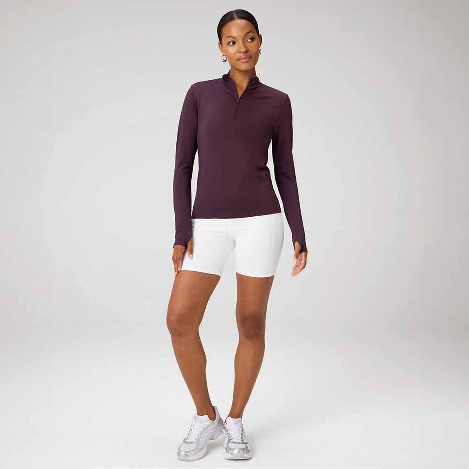 TOP FABLETICS FEATHER TECH+ HALF-ZIP TOP MUJER - 3