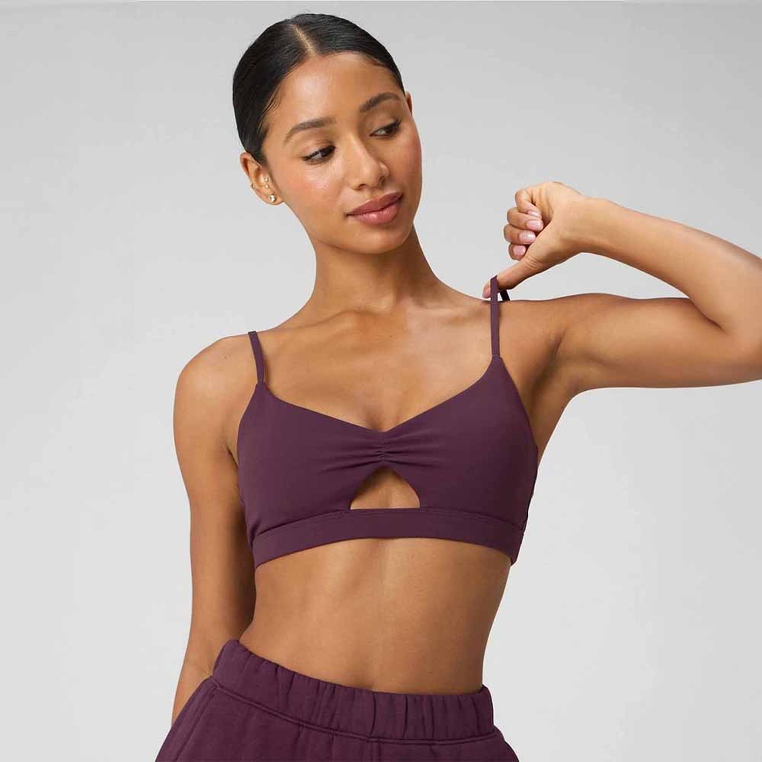 TOP FABLETICS PURELUXE KEYHOLE LOW IMPACT BRA MUJER - 1
