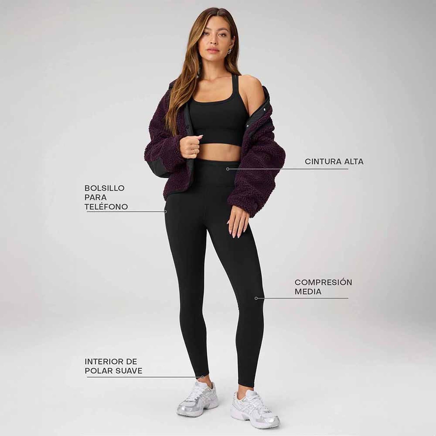 LEGGINGS FABLETICS COLD WEATHER HIGH-WAISTED POCKET LEGGING MUJER - 4