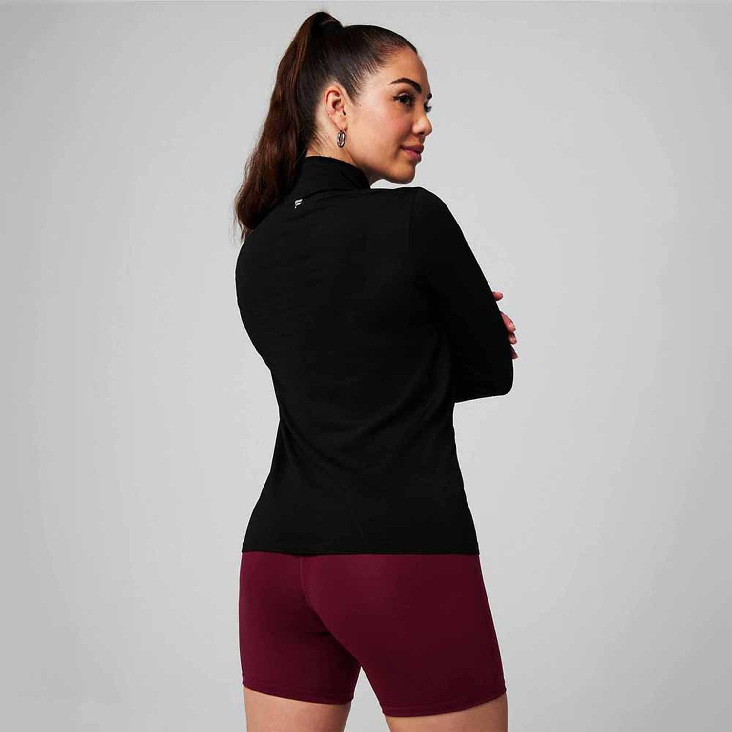 TOP FABLETICS FEATHER TECH+ HALF-ZIP TOP MUJER - 2