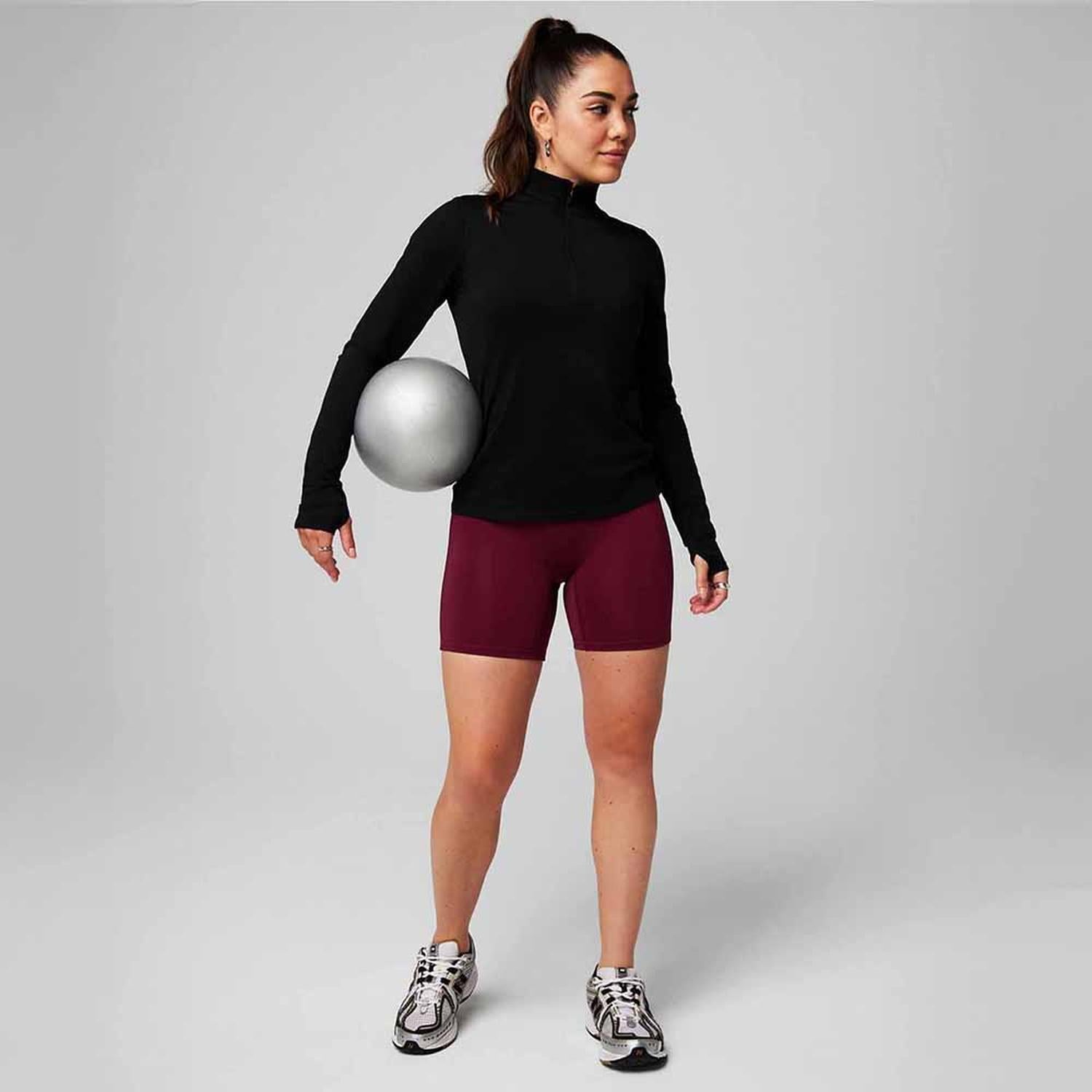 TOP FABLETICS FEATHER TECH+ HALF-ZIP TOP MUJER - 3