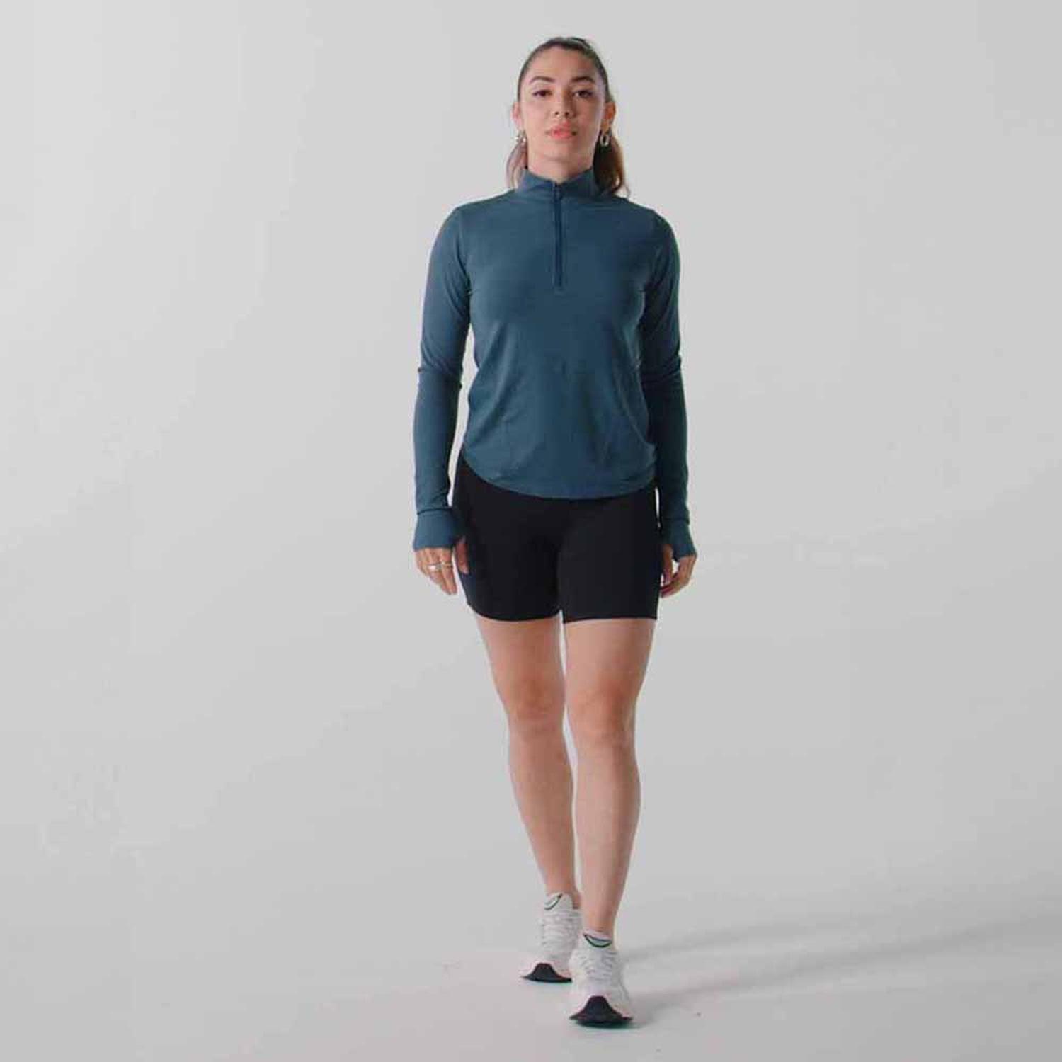 TOP FABLETICS FEATHER TECH+ HALF-ZIP TOP MUJER - 4