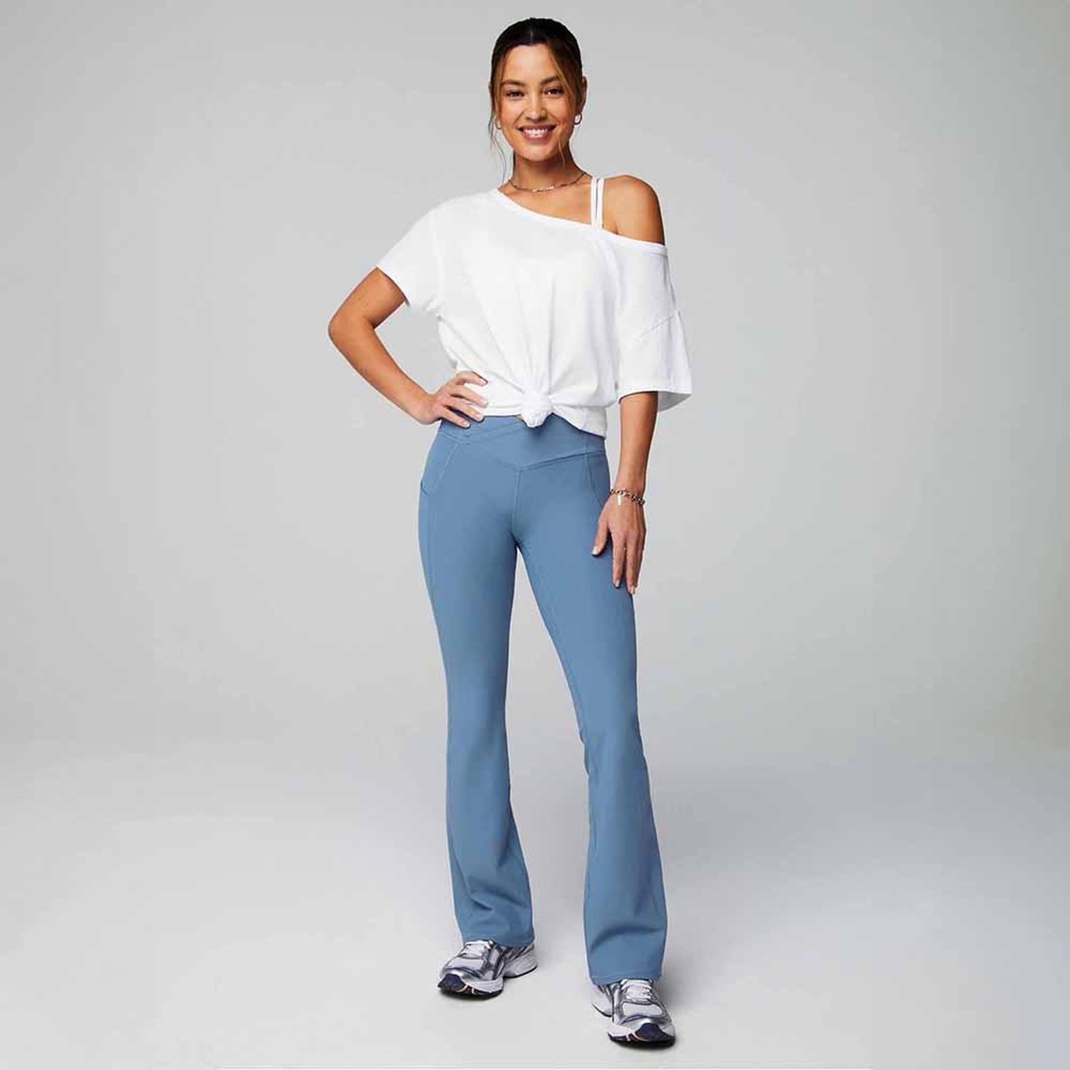POLO FABLETICS 100% COTTON OVERSIZED TEE MUJER - 3