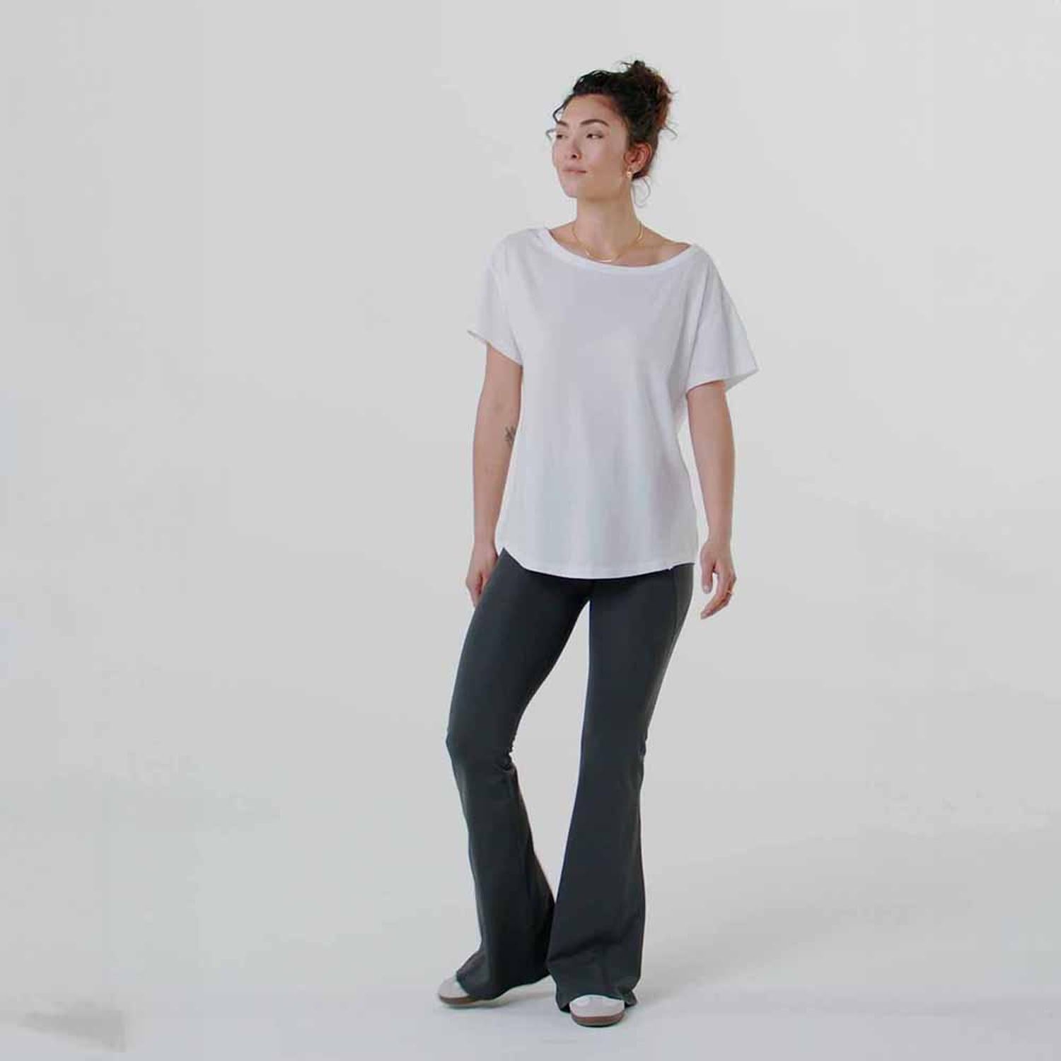 POLO FABLETICS 100% COTTON OVERSIZED TEE MUJER - 4