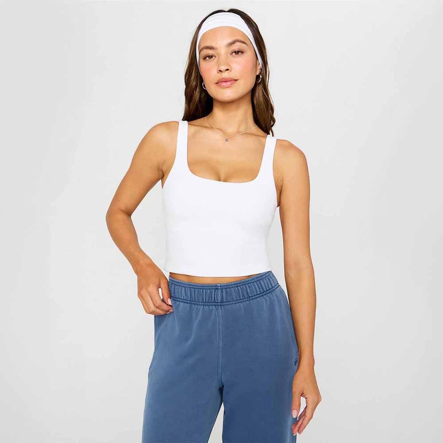 TOP FABLETICS PURELUXE BUILT-IN BRA TANK MUJER - 1