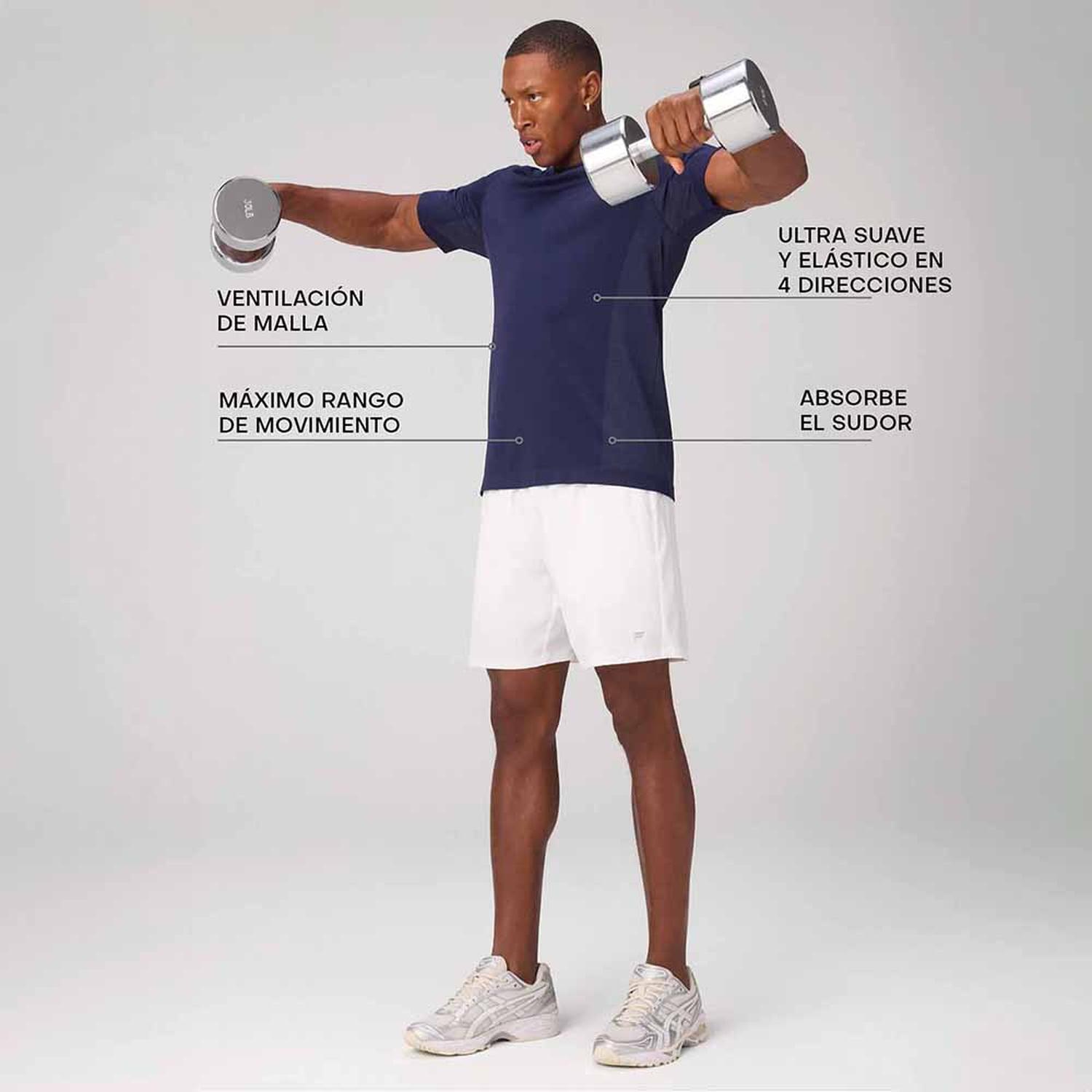 POLO FABLETICS THE TRAINING DAY TEE HOMBRE - 3
