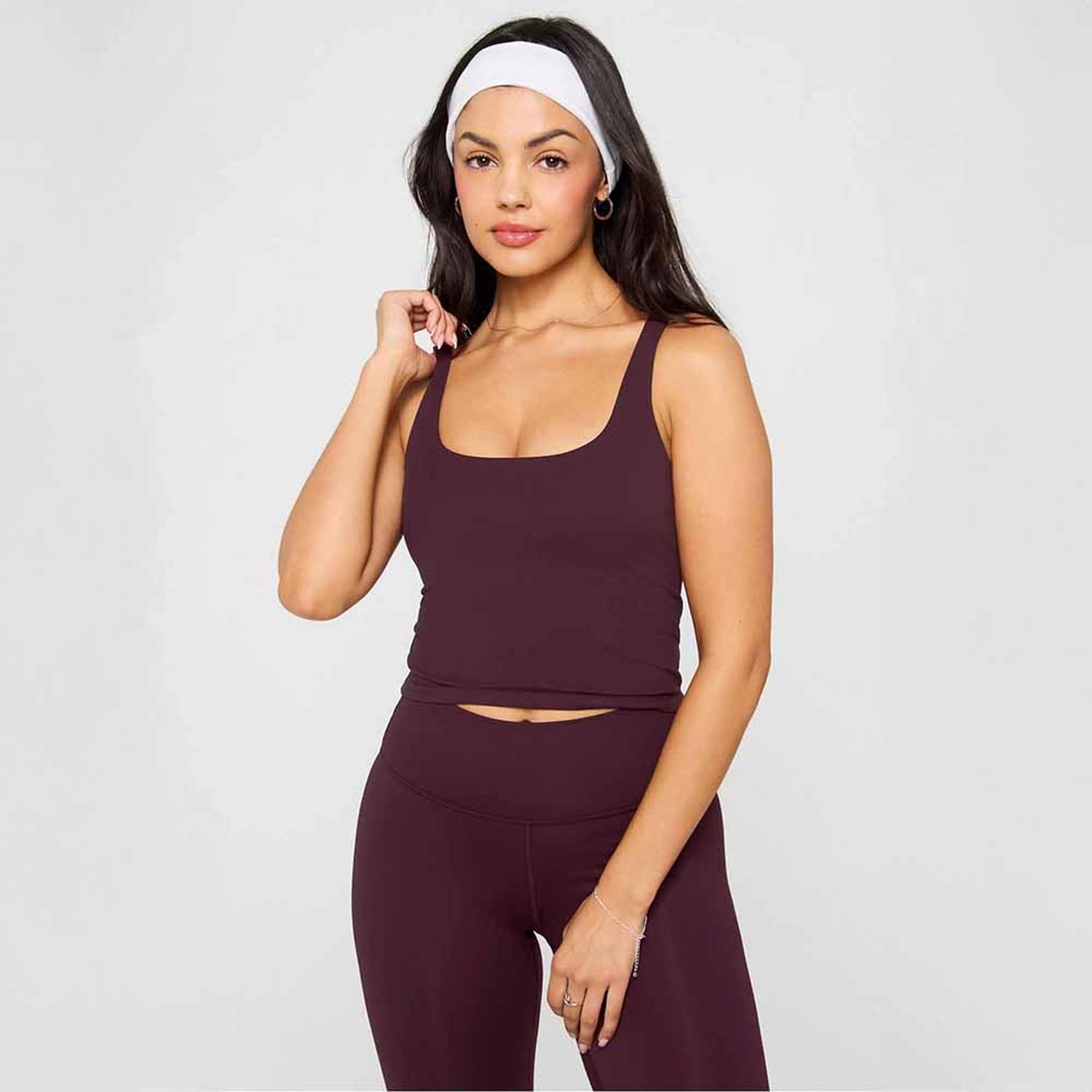 TOP FABLETICS PURELUXE BUILT-IN BRA TANK MUJER - 1