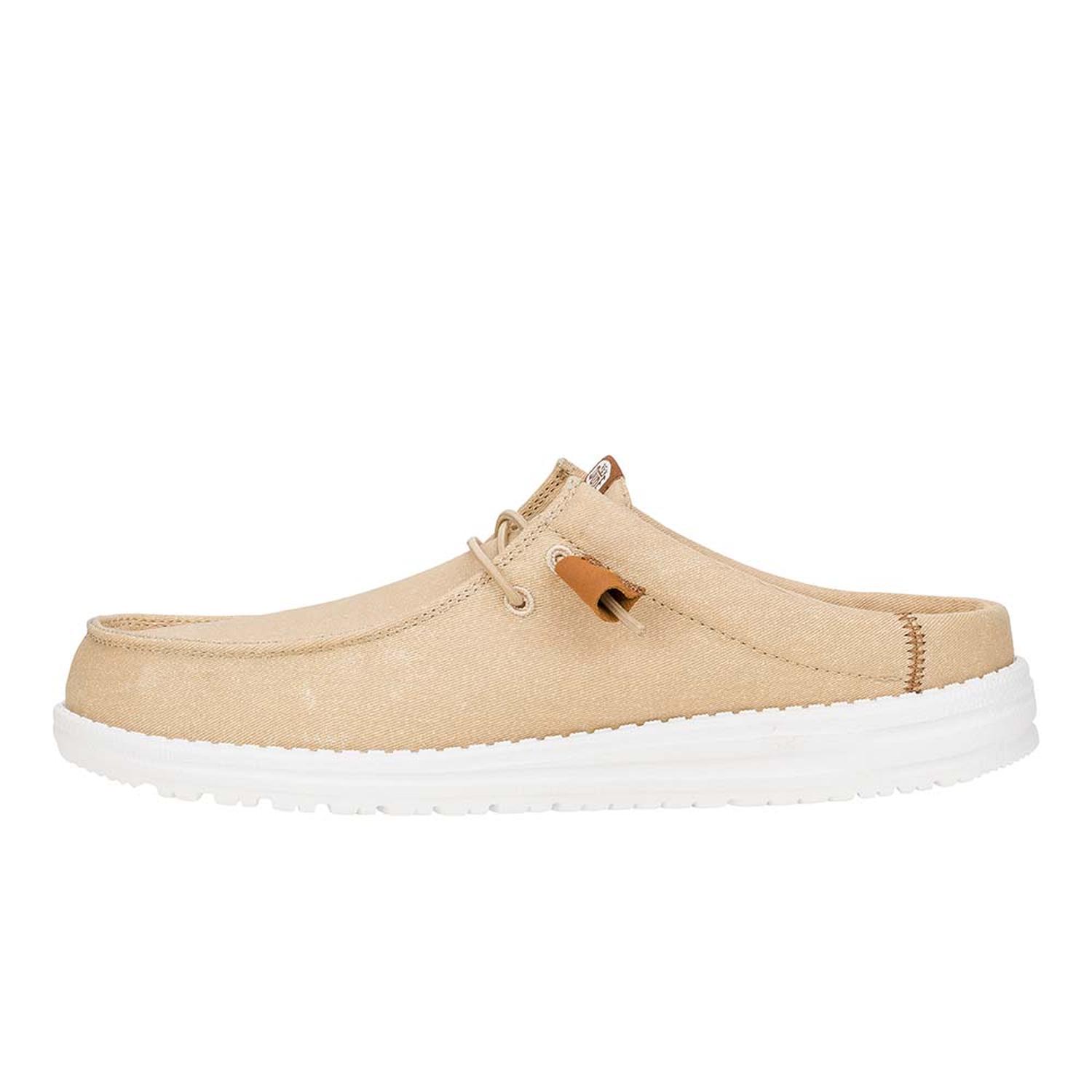 MOCASINES HEY DUDE WALLY SLIP STRETCH CANVAS HOMBRE - 1