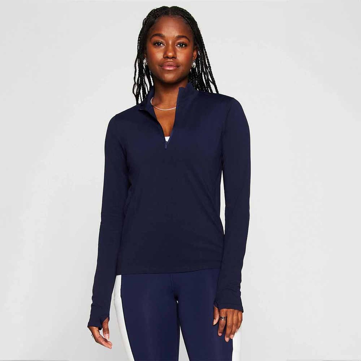 POLO FABLETICS MANGA LARGA FEATHER TECH+ HALF-ZIP TOP MUJER - 1